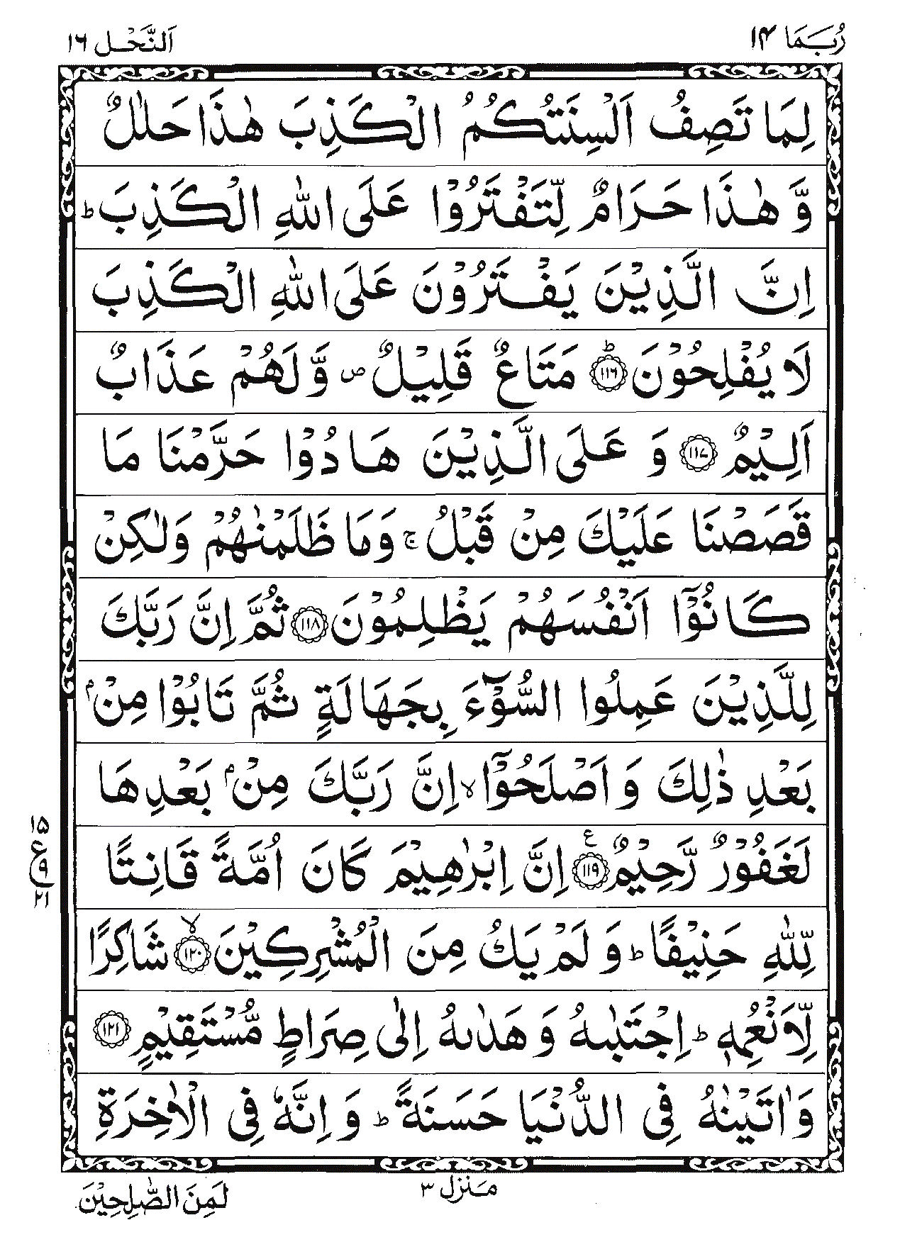 Surah An-Nahl Page 20